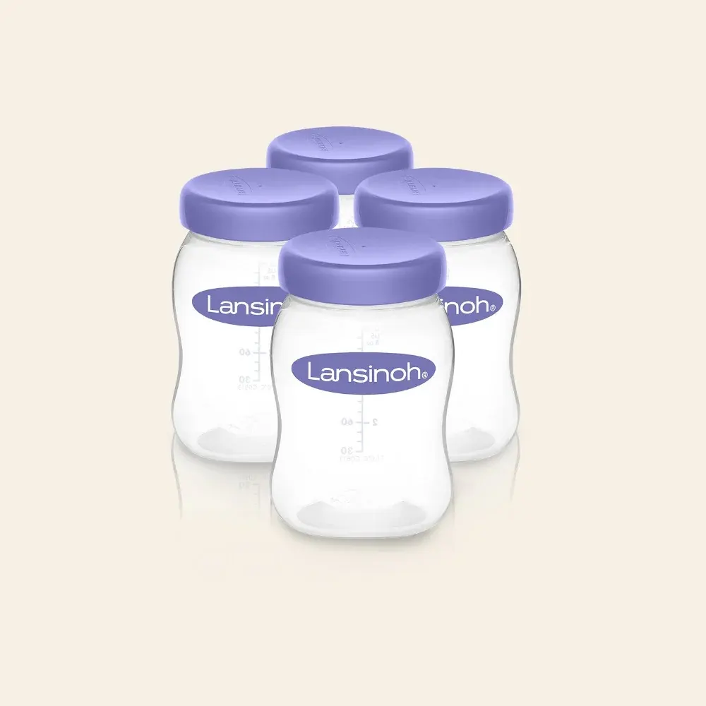 Shop Lansinoh Breast Milk Storage Bottles (4 Pack) online in Pakistan with free COD and sale price