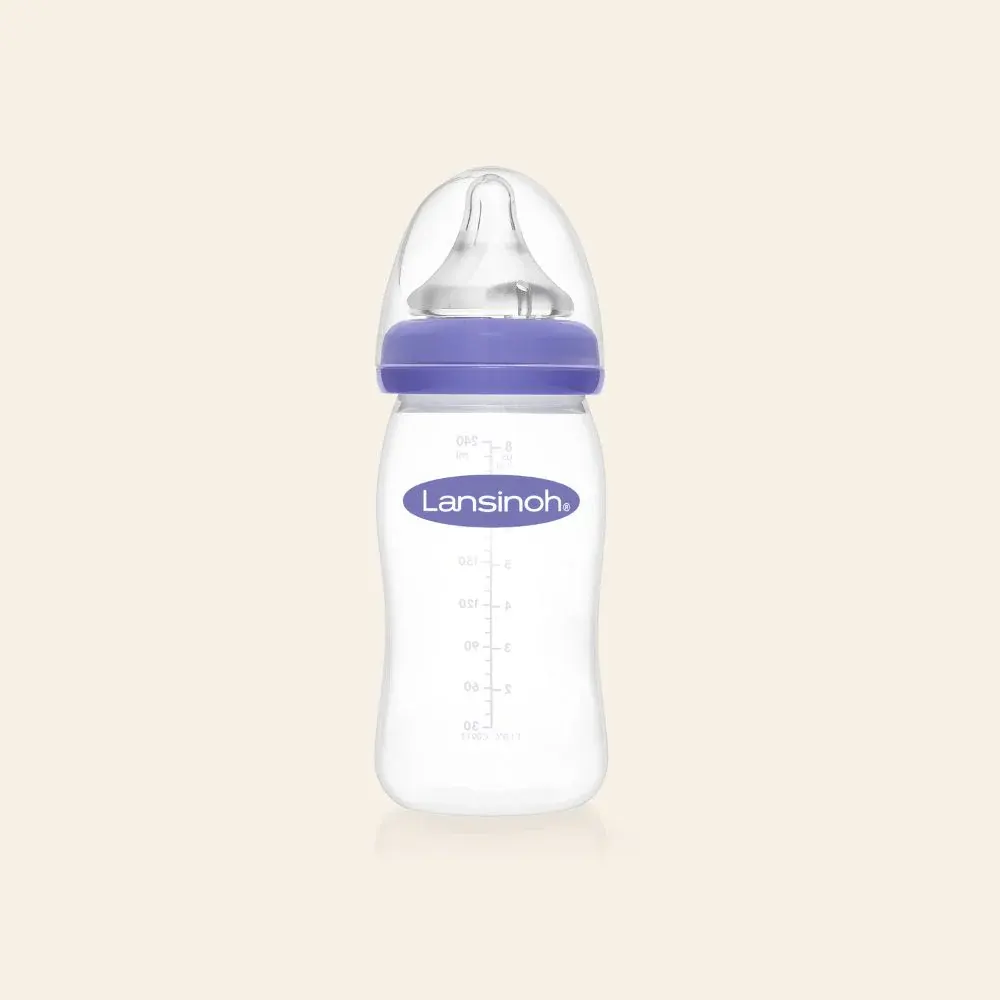Shop Lansinoh Feeding Bottle 240ml with NaturalWave Teat online in pakistan with free cod