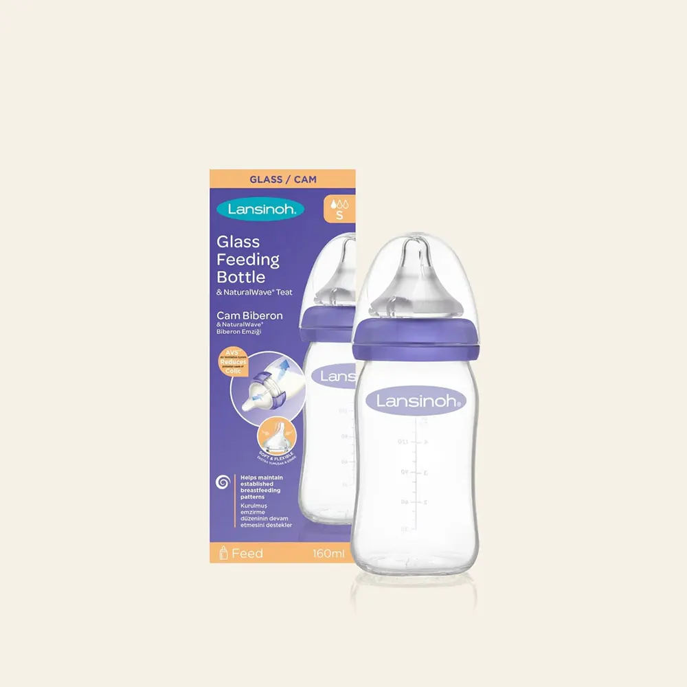 Shop Lansinoh Glass Feeding Bottle 160ml - 5OZ online in Pakistan at best price with cod