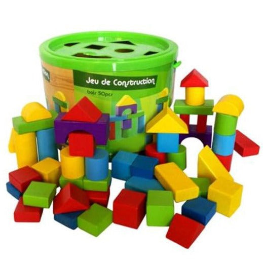 Wooden Educational Blocks Game Toy Set
