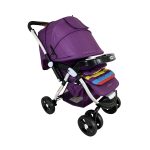 Gold Baby 6 wheels Stroller – Purple