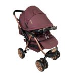 Gold Baby 6 wheels Stroller – Mehroon